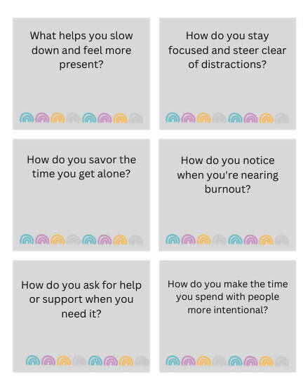 Therapy prompts