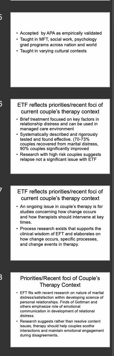 Susan Johnson's Becoming an Emotionally Focused Couples Therapist PowerPoint