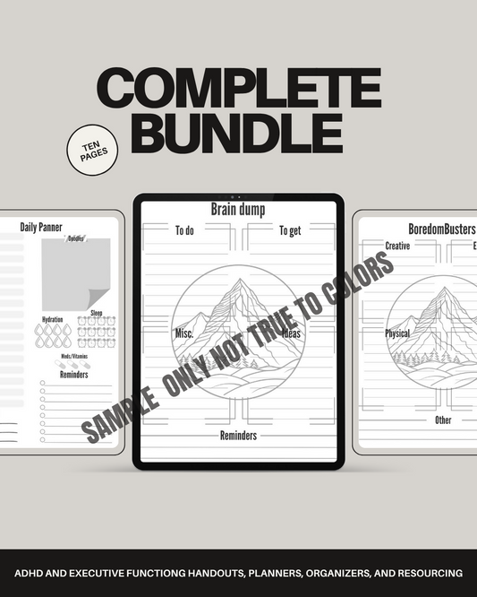 ADHD Executive Functioning Productivity Kit