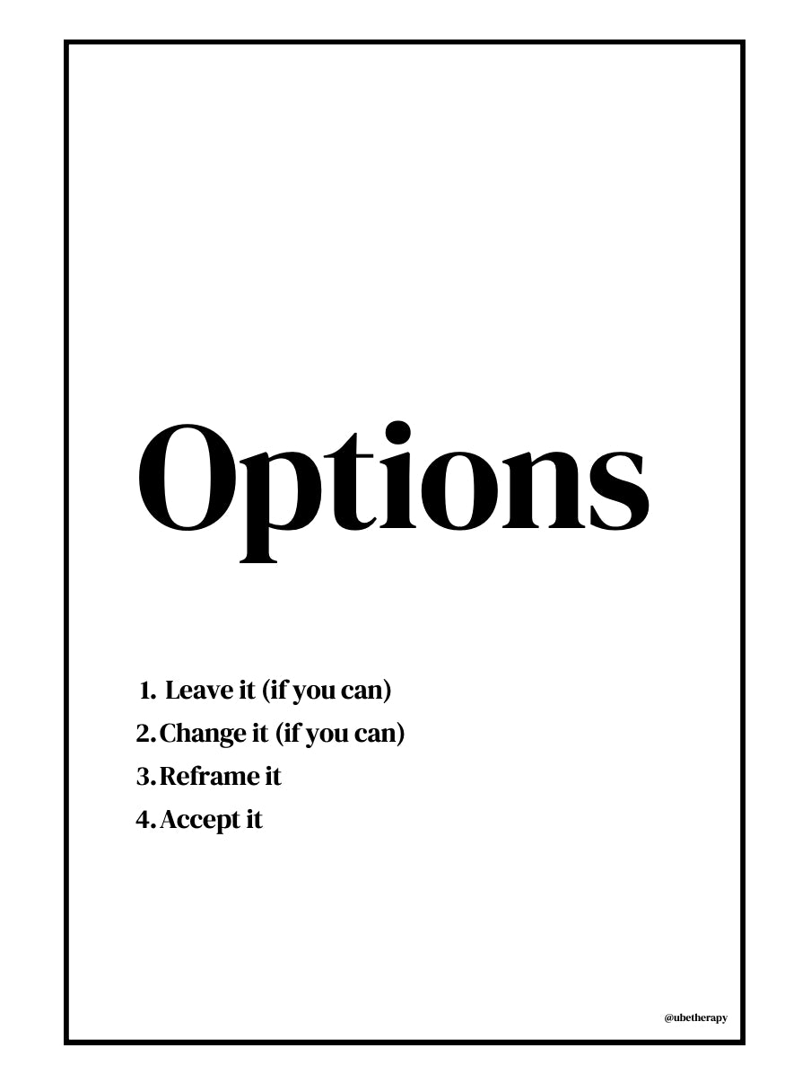 Options Poster