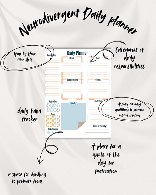 Neurodivergent Daily Planner