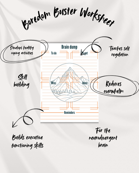 Boredom Buster Worksheet