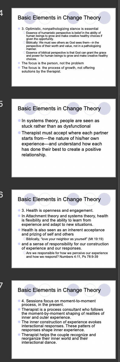 EFT Theory of Change Power Point Presentation