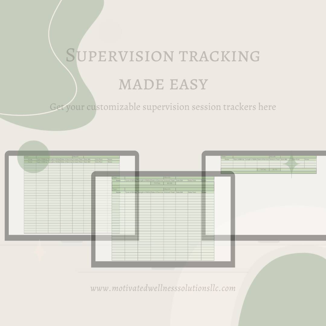 Supervision Trackers - Streamline Your Supervision with Our Comprehensive Tracking System