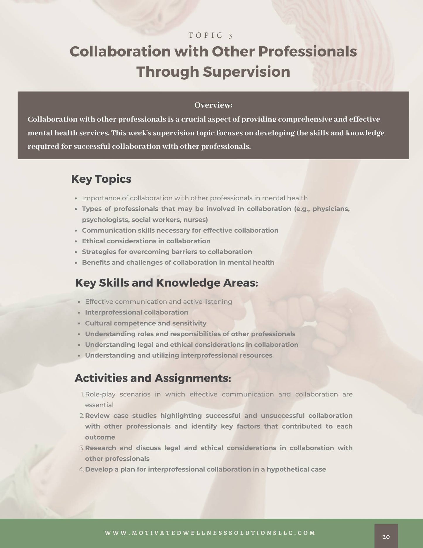 Leading with Excellence: The Ultimate Supervision Curriculum for Mental Health Professionals