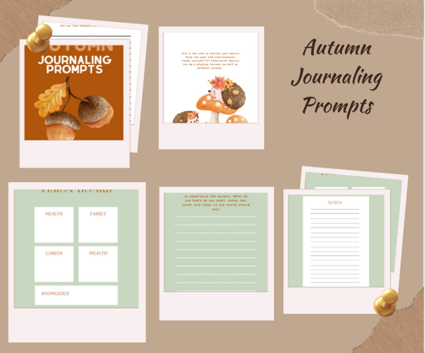 Autumn Journaling Prompts: Harvest and Hibernation