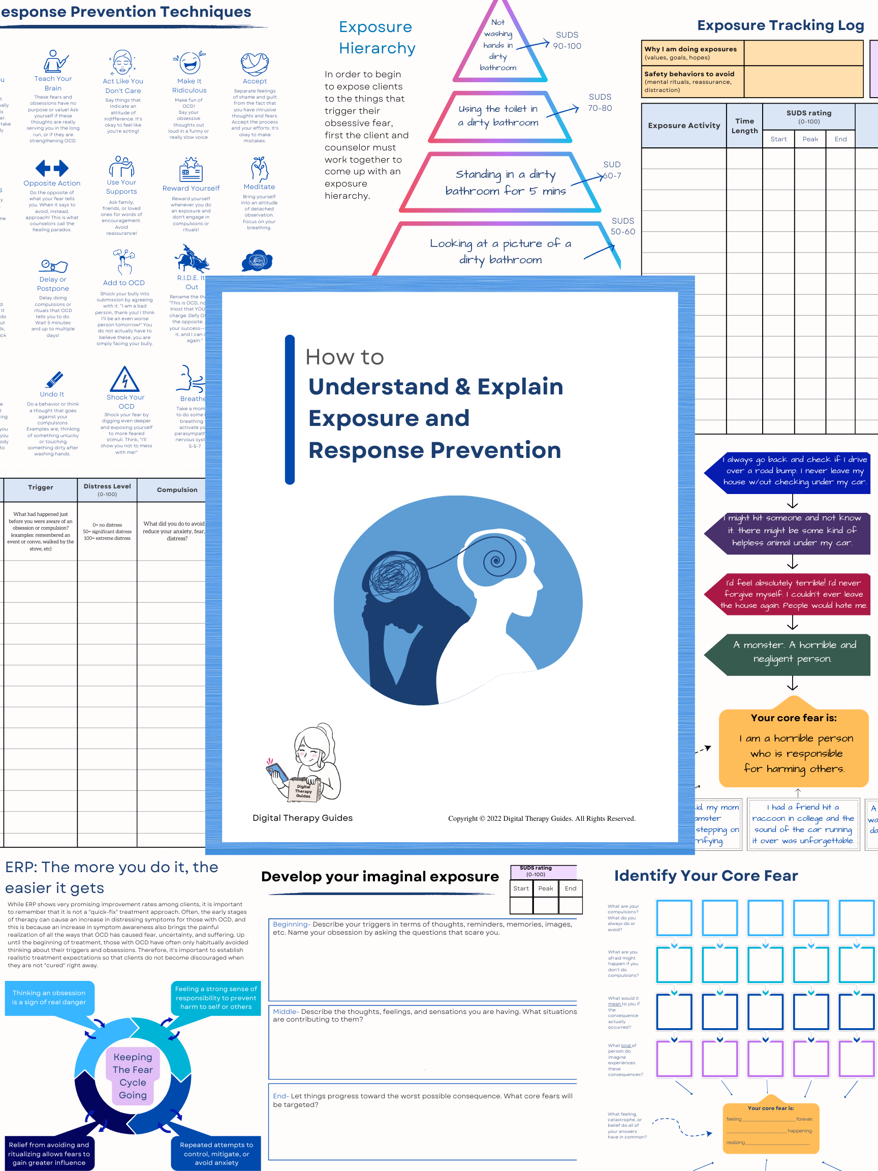 Exposure Workbook | ERP Worksheets | Exposure Tools | Diary Tracker Lo ...