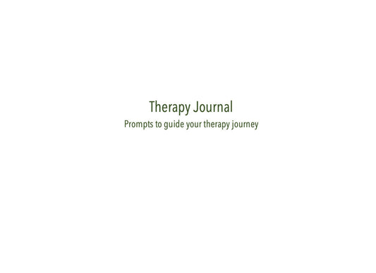 Guided Therapy Journal