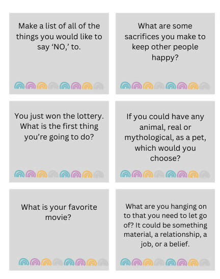 Therapy prompts